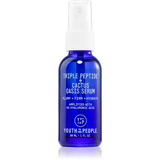 Youth To The People Oasis Triple Peptide + Cactus Serum pleťové sérum na obličej a krk 30 ml