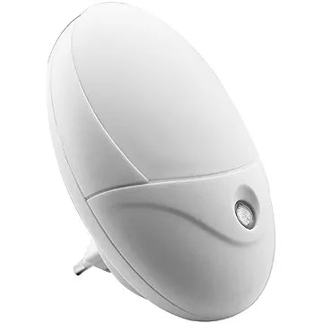 Entac Noční světlo se soumrakovým senzorem 0,5W bílý ovál, studená (ENL-O-0.5W-DS)