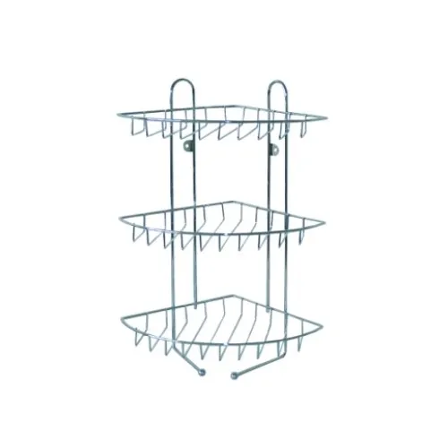 Koupelnová rohová police, 3 patra