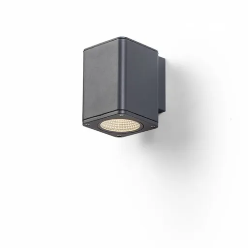 RED - DESIGN RENDL RENDL MIZZI SQ I nástěnná antracitová 230V LED 12W 46° IP54 3000K R11964