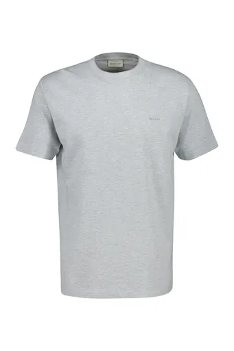 TRIČKO GANT 2 TONE PIQUE SS TSHIRT GREY MELANGE