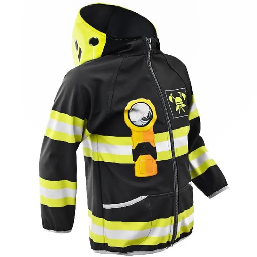 Dětská softshellová bunda – Hasič (Velikost bundy: 110)