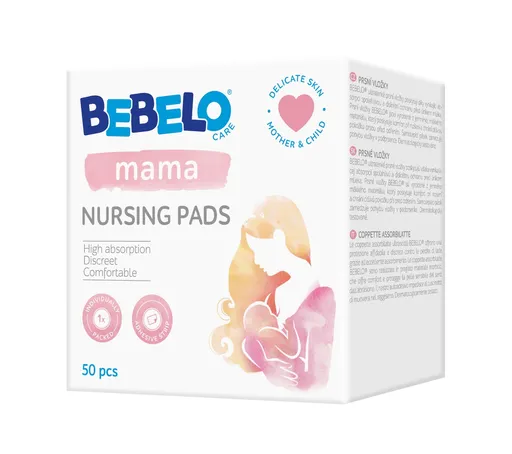 BEBELO Mama Nursing Pads prsní vložky 50 ks