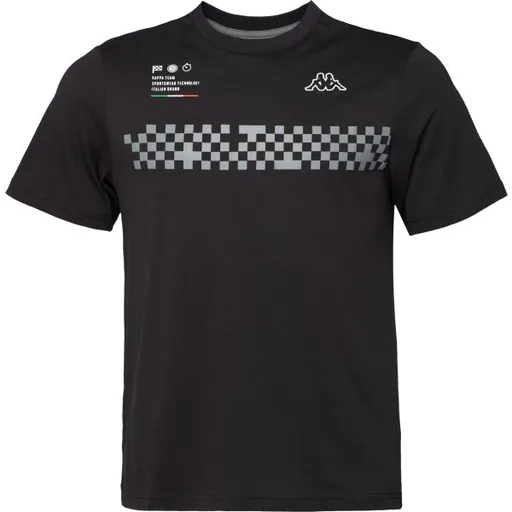 Kappa LOGO GERACER Pánské triko, černá, velikost