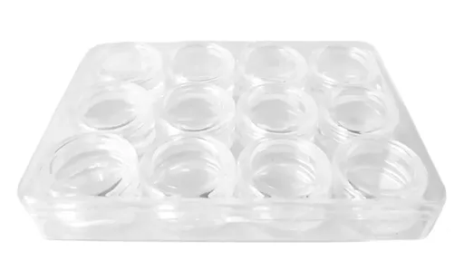 Dózičky na zdobení - sada 12 ks