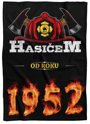 Deka Hasičem od roku (rok: 1952, Podšití beránkem: NE)