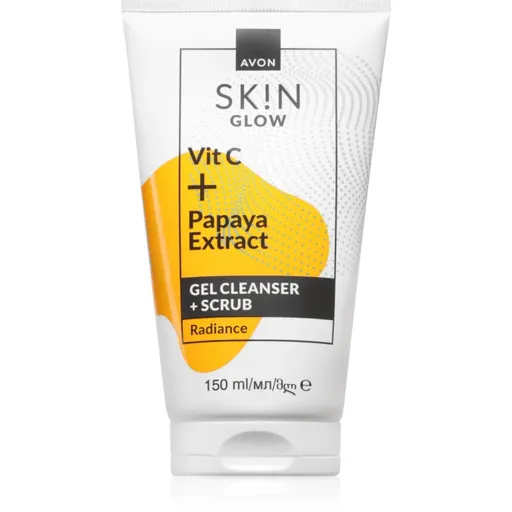 Avon Sk!n Glow gelový peeling 2 v 1 150 ml