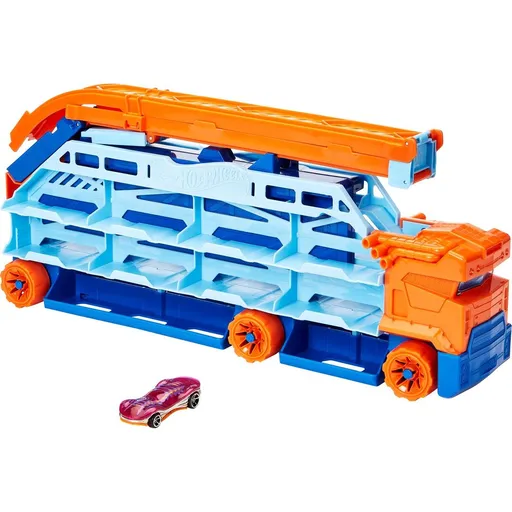 Mattel Hot Wheels tahač s vysokou dráhou HDY92