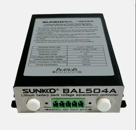 Bateriový balancér SUNKKO BAL-504A 4S 5A pro Li-Ion a LiFePO4