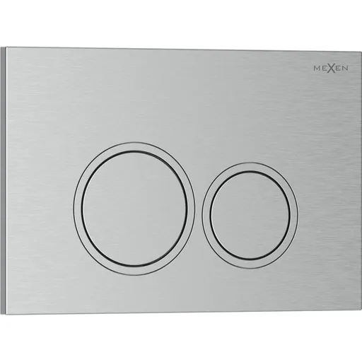 MEXEN Tex 01 splachovací tlačítko, nikl kartáčovaný 6101-10