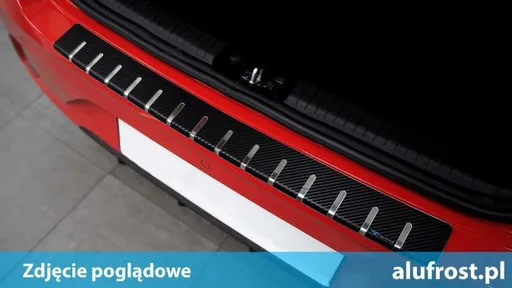 Ochranná lišta hrany kufru Škoda Fabia III. 2018-2020 (carbonová folie)