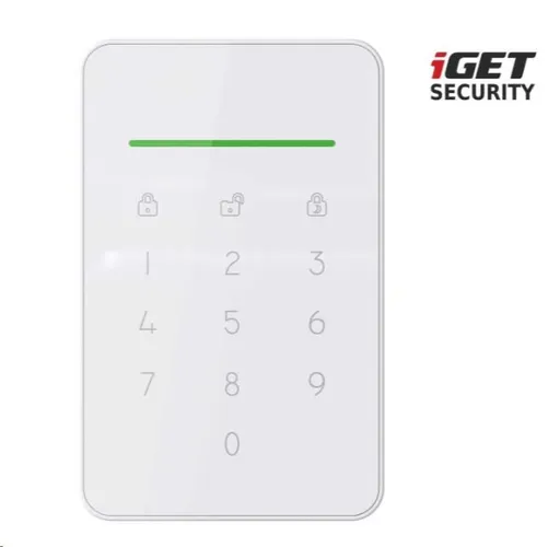 iGET SECURITY EP13 - Bezdrátová klávesnice s RFID čtečkou pro alarm iGET SECURITY M5