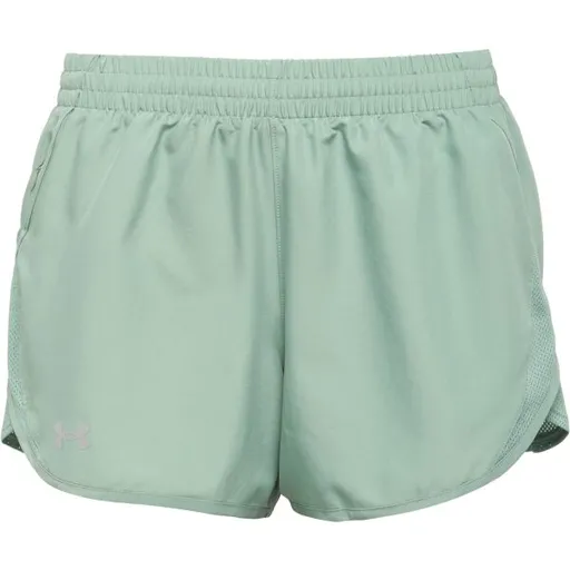 Under Armour FLY BY 3'' Dámské kraťasy, světle zelená, velikost S