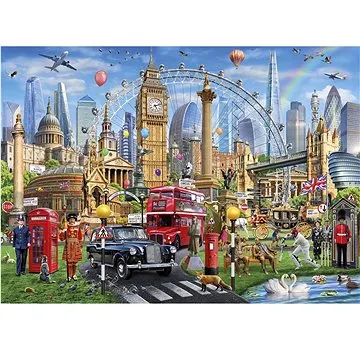 Gibsons Puzzle Volání Londýna 1000 dílků (G6294)