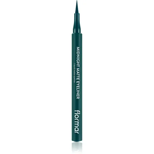 flormar Midnight Matte Eyeliner linka na oči ve fixu s matným efektem odstín 04 Green 1 ml