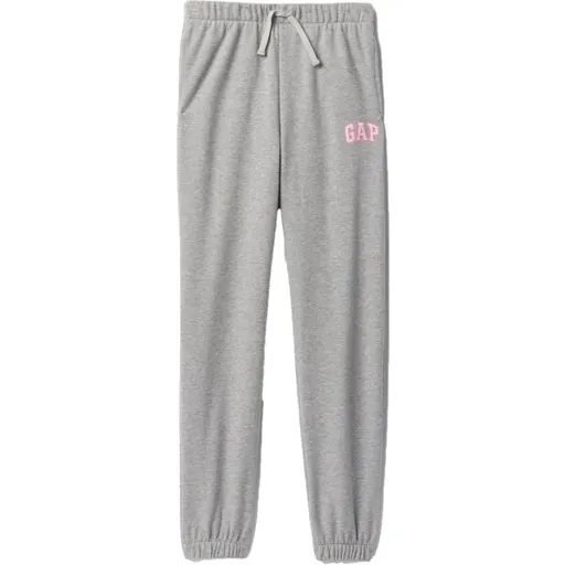 GAP V-FRCH LOGO Dívčí tepláky, šedá, velikost