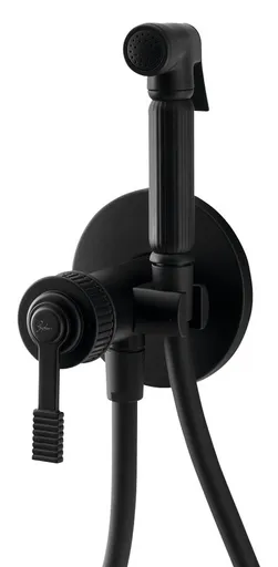 SAPHO VERSI podomítková bidetová baterie se Stop sprškou, černá mat RV013/15