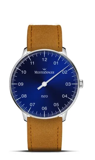 MeisterSinger Neo NES908 - Hnědý semišový řemínek