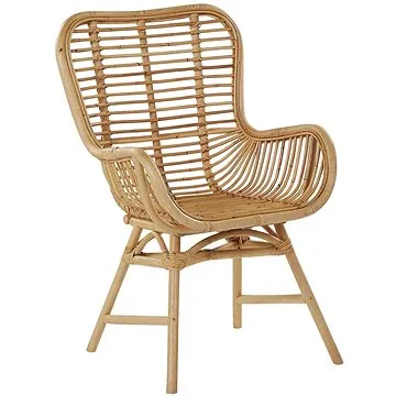 Ratanová židle světle hnedá TOGO , 204967 (beliani_204967)