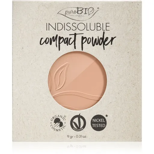 puroBIO Cosmetics Indissouble kompaktní pudr – náhradní náplň odstín 04 9 g
