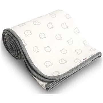 Baby Nellys - Medvídek 100 × 120 cm, šedá (8596309328225)