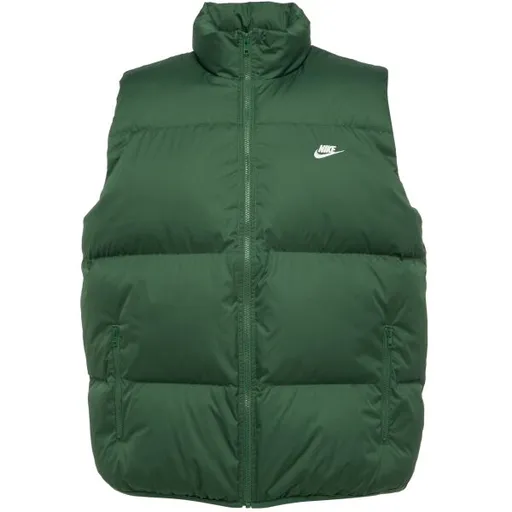 Nike CLUB PUFFER Pánská vesta, tmavě zelená, velikost