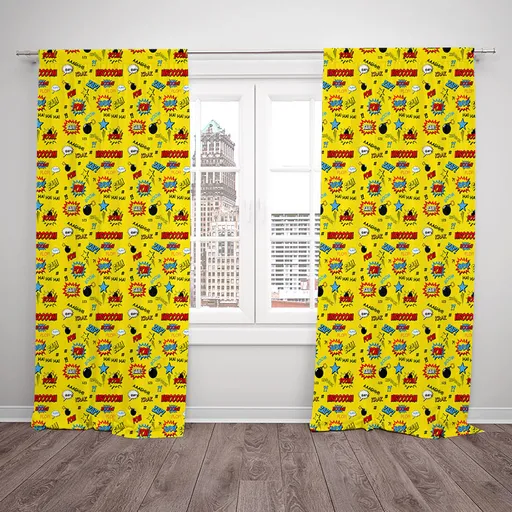 Závěsy Boom (Rozměr : 140x250, Materiál: Interlock)