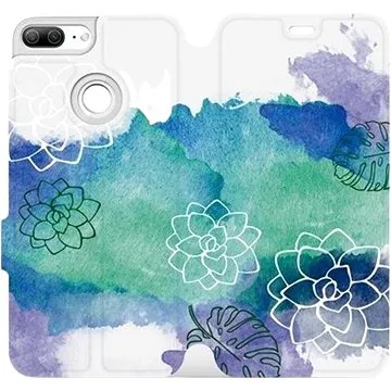 Flipové pouzdro na mobil Honor 9 Lite - MG11S Vodovkové květy (5903226350506)