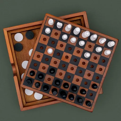 Prémiová dřevěná hra šachy Iron & Glory