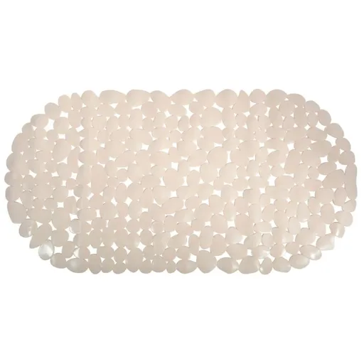 Spirella Protiskluzová podložka do vany GALETS, béžová, 99 x 39 cm