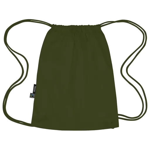 Neutral Stahovací batoh Gym z organické Fairtrade bavlny - Military