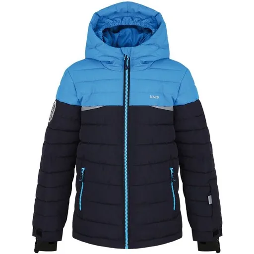 LOAP FUMAR Dětská lyžařská bunda, černá, velikost 122-128