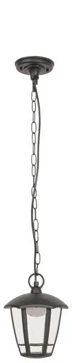 Rabalux Černé závěsné LED svítidlo Sorrento 8W IP44 8128