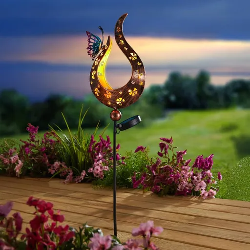 Die moderne Hausfrau Solární zápich Ohnivý motýl