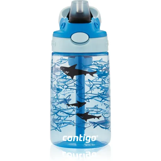 Contigo Easy Clean lahev na vodu pro děti Blue Sharks 420 ml