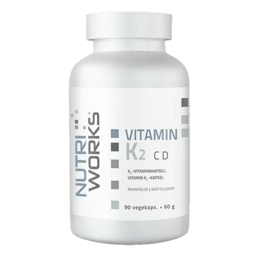 NutriWorks Vitamin K2 C D - 90 kapslí