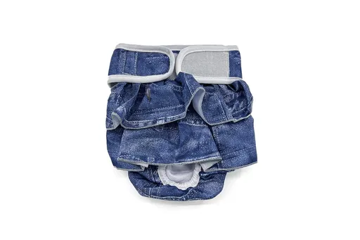 Nataša hárací kalhotky pro psa - vsepropejska.cz Barva: Modrá, Obvod slabin (cm): 18 - 34