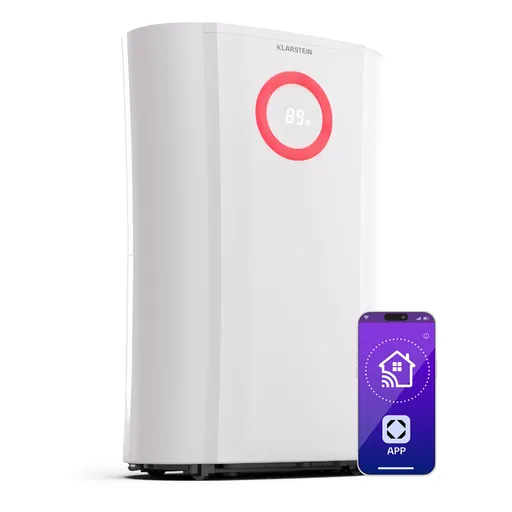 Klarstein DryFy Pro Connect 20 Smart, odvlhčovač, WiFi, komprese, 20 l/d, 35-50 m²