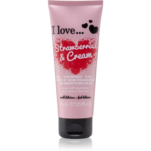 I Love Strawberries & Cream krém na ruce 75 ml