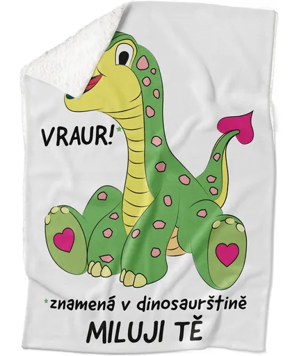 Deka Vraur = miluji tě (Podšití beránkem: ANO)