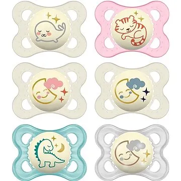 MAM Dudlík NIGHT 0–6m, 1 ks (9001616280986)