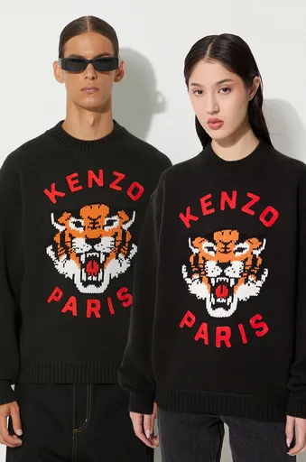 Vlněný svetr Kenzo Rws Lucky Tiger Jumper