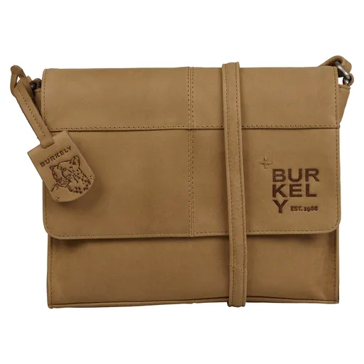 Dámská crossbody kožená kabelka Burkely Samea - koňak