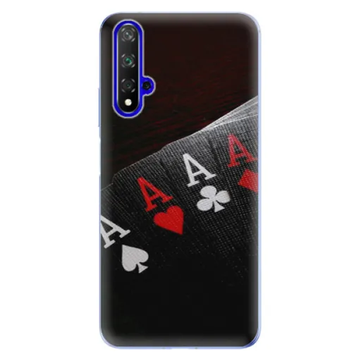 Odolné silikonové pouzdro iSaprio - Poker - Huawei Honor 20