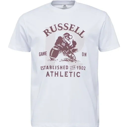 Russell Athletic T-SHIRT Pánské tričko, bílá, velikost