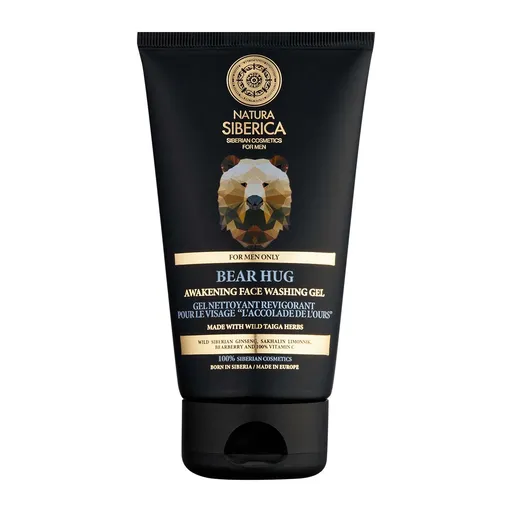 Natura Siberica Čisticí pleťový gel Men Bear Hug (Awekening Face Washing Gel) 150 ml