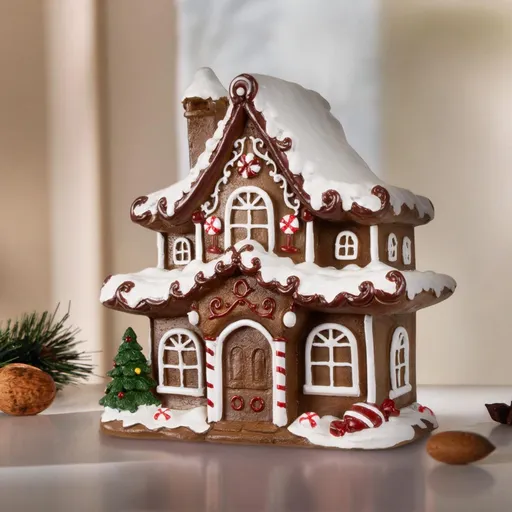 PM Euro-Trading Dekorace Perníková chaloupka, 17 cm