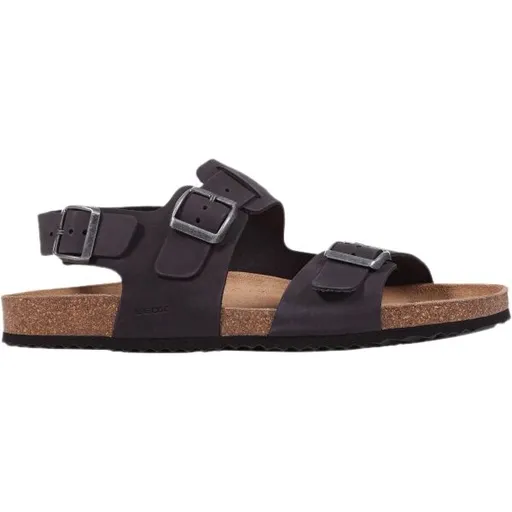 Geox U SANDAL Pánské letní sandály, černá, velikost