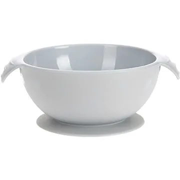 Lässig Bowl Silicone grey with suction pad                                              (4042183398259)