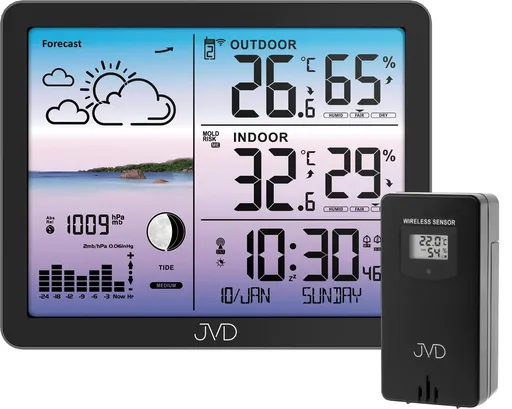 JVD Rádiem řízená meteorologická stanice RB3566.1